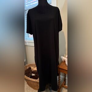 Woolx Merino Wool Georgie Black Women's Dress - New - 1X